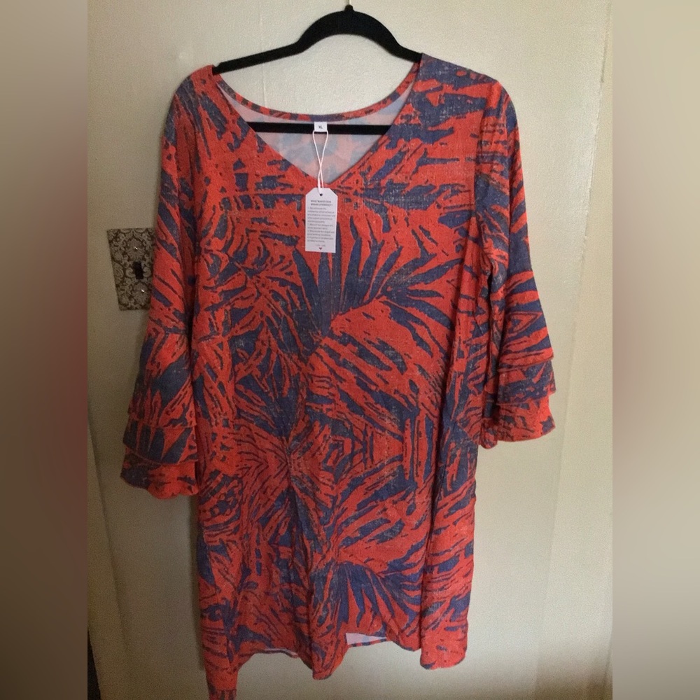 Printed Mini Dress